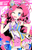 Size: 792x1224 | Tagged: safe, artist:banzatou, character:pinkie pie, species:human, anime, blushing, clothing, cute, diapinkes, female, hand on hip, headphones, humanized, looking at you, one eye closed, open mouth, smiling, solo, wink