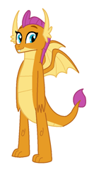 Size: 552x1036 | Tagged: safe, artist:theawesomeguy98201, character:smolder, species:dragon, cute, looking at you, older, older smolder, smolderbetes, wings