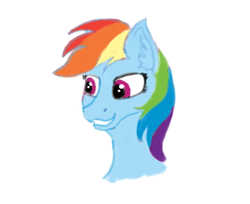 Size: 520x425 | Tagged: safe, artist:mitya1260, character:rainbow dash, species:pony, female, sketch