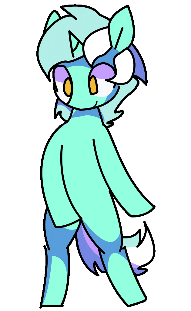 Size: 630x1024 | Tagged: safe, artist:rebane2001, artist:shovrike, character:lyra heartstrings, species:pony, species:unicorn, 60 fps, after effects, animated, bipedal, cute, dancing, female, flossing (dance), frame by frame, looking down, lyrabetes, mare, no pupils, recreation, smiling, solo, telegram sticker