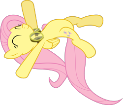 Size: 6201x5288 | Tagged: safe, artist:flutterguy317, character:fluttershy, species:pegasus, species:pony, episode:hurricane fluttershy, g4, my little pony: friendship is magic, absurd resolution, eyes closed, female, flying, goggles, mare, simple background, smiling, solo, transparent background, vector