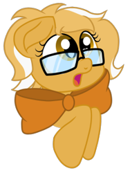 Size: 226x301 | Tagged: safe, artist:swivel starsong, artist:xxxdavid09xxx, part of a set, oc, oc only, oc:mareota, species:pegasus, species:pony, be the gift, bow tie, female, glasses, mare, simple background, solo, transparent background