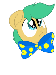 Size: 226x301 | Tagged: safe, artist:swivel starsong, artist:xxxdavid09xxx, part of a set, oc, oc only, oc:pen sketchy, species:earth pony, species:pony, be the gift, bow tie, male, polka dots, simple background, solo, stallion, transparent background