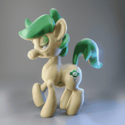 Size: 256x256 | Tagged: safe, artist:mortarroad, derpibooru original, oc, oc only, species:earth pony, species:pony, 3d, animated, annoyed, blender, blender eevee, butt, dock, featureless crotch, gif, lidded eyes, male, mushroom, plot, ponified, raised hoof, raised tail, rear view, simple background, solo, tail, turntable, vinesauce, vinny (vinesauce)