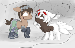 Size: 1972x1274 | Tagged: safe, artist:foal, species:pony, faputa, made in abyss, ponified, reg