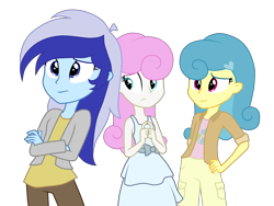 Size: 8000x6000 | Tagged: safe, artist:vicakukac200, character:lemon hearts, character:minuette, character:twinkleshine, my little pony:equestria girls, clothing, crossed arms, equestria girls-ified, female, hands on hip, simple background, transparent background, trio