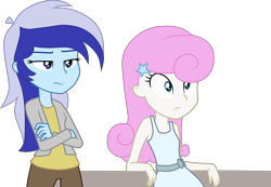 Size: 7452x5171 | Tagged: safe, artist:vicakukac200, character:minuette, character:twinkleshine, my little pony:equestria girls, clothing, crossed arms, equestria girls-ified, simple background, transparent background