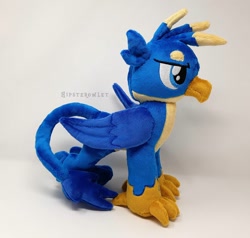 Size: 1500x1429 | Tagged: safe, artist:hipsterowlet, character:gallus, species:griffon, irl, photo, plushie, solo