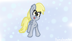 Size: 3840x2160 | Tagged: safe, artist:llamalauncher, character:derpy hooves, species:pegasus, species:pony, female, solo