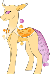 Size: 1058x1551 | Tagged: safe, artist:sychia, oc, oc only, oc:custom, species:changeling, species:reformed changeling, female, simple background, solo, transparent background