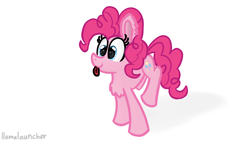 Size: 3840x2160 | Tagged: safe, artist:llamalauncher, character:pinkie pie, species:earth pony, species:pony, female, solo, tongue out