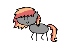 Size: 784x507 | Tagged: safe, artist:mlplayer dudez, oc, oc only, oc:solder point, species:earth pony, species:pony, colored, flat colors, simple background, solo, stick pony, transparent background, vector
