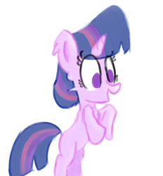 Size: 1712x1842 | Tagged: safe, artist:llamalauncher, character:twilight sparkle, species:pony, eye clipping through hair, female, solo