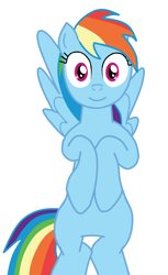 Size: 1192x1953 | Tagged: safe, artist:theawesomeguy98201, character:rainbow dash, cute, looking at you, stare