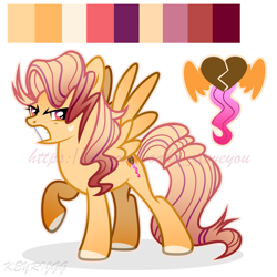 Size: 1600x1600 | Tagged: safe, artist:keyrijgg, oc, oc only, species:pegasus, species:pony, adoptable, auction, character, reference sheet, simple background, watermark, white background
