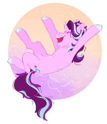 Size: 900x1040 | Tagged: safe, artist:kittycoot, character:starlight glimmer, species:pony, species:unicorn, female, jumping, solo