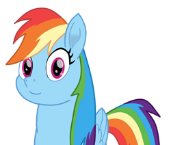 Size: 1651x1401 | Tagged: safe, artist:theawesomeguy98201, character:rainbow dash, cute, dashabetes, looking at you, movie accurate