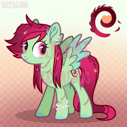 Size: 2000x2000 | Tagged: safe, artist:keyrijgg, oc, species:pegasus, species:pony, adoptable, art, auction, reference, simple background, watermark