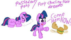 Size: 2000x1125 | Tagged: safe, artist:llamalauncher, character:twilight sparkle, species:pony, newbie artist training grounds, atg 2020, burger, female, food, hay burger, solo