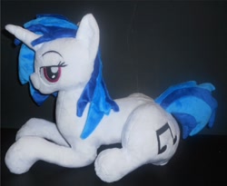 Size: 734x601 | Tagged: safe, artist:sophillia, character:dj pon-3, character:vinyl scratch, species:pony, species:unicorn, bedroom eyes, irl, photo, plushie
