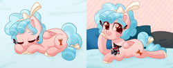 Size: 2000x783 | Tagged: safe, artist:fannytastical, character:cozy glow, character:lord tirek, species:centaur, species:pegasus, species:pony, cozybetes, cute, female, filly, foal, merchandise, plushie, preorder, sleeping, smiling, solo