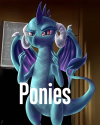 Size: 1024x1280 | Tagged: safe, artist:com3tfire, character:princess ember, species:dragon, ancient aliens, dragoness, female, giorgio a. tsoukalos, history channel, meme, solo, text