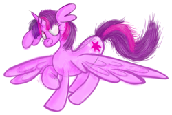 Size: 1146x765 | Tagged: safe, artist:twilightcomet, character:twilight sparkle, character:twilight sparkle (alicorn), species:alicorn, species:pony, g4, female, mare, raised hoof, simple background, smiling, solo, transparent background