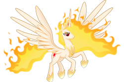 Size: 7000x4638 | Tagged: safe, artist:negatif22, character:twilight sparkle, character:twilight sparkle (alicorn), species:alicorn, species:pony, episode:the last problem, g4, my little pony: friendship is magic, .svg available, absurd resolution, crossover, female, flying, mane of fire, mare, pokémon, princess twilight 2.0, rapidash, rapidash twilight, simple background, solo, spread wings, transparent background, twilight is not amused, unamused, vector, wings