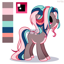 Size: 2000x2000 | Tagged: safe, artist:keyrijgg, oc, oc only, species:pony, g4, adoptable, auction, reference, simple background, solo, white background