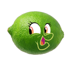 Size: 896x750 | Tagged: safe, artist:detectivebuddha, character:granny smith, female, happy, lime, simple background, solo, transparent background