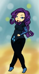 Size: 437x828 | Tagged: safe, artist:fluffikitten, character:rarity, female, humanized, solo