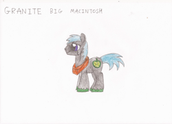 Size: 682x493 | Tagged: safe, artist:star dragon, character:big mcintosh, species:earth pony, species:pony, granite big macintosh, male, recolor, stallion