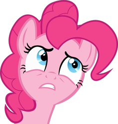 Size: 4096x4321 | Tagged: safe, artist:the-crusius, character:pinkie pie, episode:wonderbolts academy, absurd resolution, reaction image, simple background, transparent background, vector