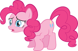 Size: 4537x3000 | Tagged: safe, artist:the-crusius, character:pinkie pie, reaction image, simple background, transparent background, vector
