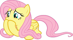 Size: 5450x3000 | Tagged: safe, artist:the-crusius, character:fluttershy, reaction image, simple background, transparent background, vector