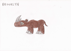 Size: 679x492 | Tagged: safe, artist:star dragon, oc, oc only, non-pony oc, rhinoceros
