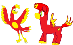 Size: 1482x906 | Tagged: safe, artist:rongothepony, banjo kazooie, banjo tooie, breegull, crossover, kazooie, ponified