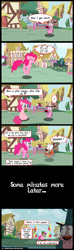 Size: 936x3170 | Tagged: safe, artist:kennyklent, character:pinkie pie, comic, courage the cowardly dog, crossover, grammar error