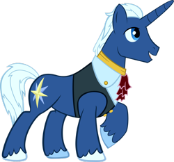 Size: 900x838 | Tagged: safe, artist:kishmond, character:blue moon (g4), species:pony, species:unicorn, episode:the best night ever, g4, my little pony: friendship is magic, background pony, clothing, jacket, male, profile, raised hoof, simple background, solo, stallion, transparent background, vector
