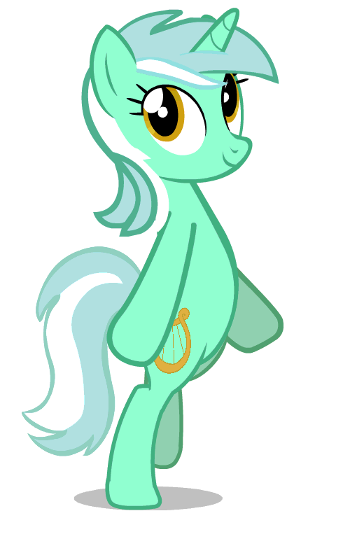 Size: 500x800 | Tagged: safe, artist:galaxyart, character:lyra heartstrings, species:pony, animated, bipedal, cute, dumb running ponies, female, lyrabetes, solo, walk cycle, walking