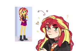 Size: 1500x1000 | Tagged: safe, artist:amethesaladhair, character:sunset shimmer, species:eqg human, species:human, g4, my little pony:equestria girls