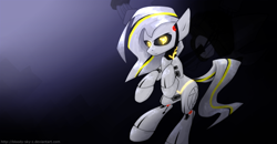 Size: 5000x2600 | Tagged: safe, artist:n_thing, glados, ponified, portal (valve), solo