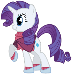 Size: 2000x2035 | Tagged: safe, artist:philiptomkins, character:rarity, boots, clothing, female, high res, short-sleeved sweater, simple background, solo, sweater, transparent background, vector
