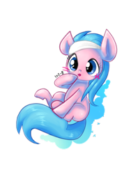 Size: 600x800 | Tagged: safe, artist:kkuyo, character:aloe, :3, blep, blushing, cute, female, solo, tongue out
