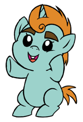 Size: 251x364 | Tagged: safe, artist:darlimondoll, character:snips, species:pony, baby, baby pony, male, solo, younger