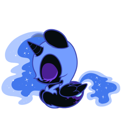 Size: 300x300 | Tagged: safe, artist:miikanism, character:nightmare moon, character:princess luna, cute, female, moonabetes, ponyloaf, sleeping, solo
