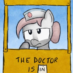 Size: 999x999 | Tagged: safe, artist:noponyzone, character:nurse redheart, female, lucy's advice booth, peanuts, solo
