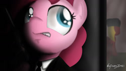 Size: 1280x720 | Tagged: safe, artist:noponyzone, character:pinkie pie, female, james bond, solo