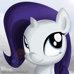 Size: 999x999 | Tagged: safe, artist:noponyzone, character:rarity, female, filly, solo