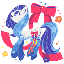 Size: 800x800 | Tagged: safe, artist:yousukou, species:earth pony, species:pony, g3, female, mare, silver rain, smiling, solo